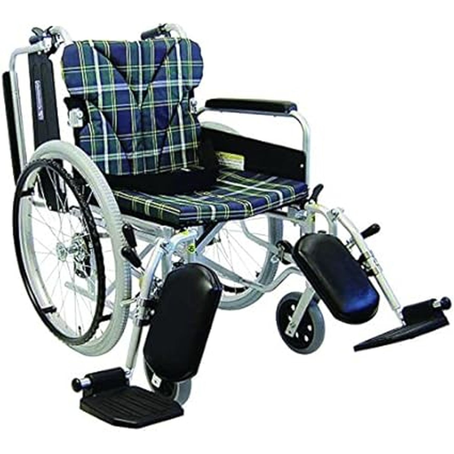車いす（自走用・アルミ製）背折れ式 KA822-40ELB-H カワムラサイクル