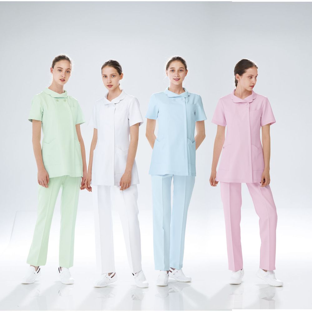 女子上衣ホワイト FY-4582（S） 24-8131-0001 松吉医療総合カタログ｜マツヨシ 4,956円