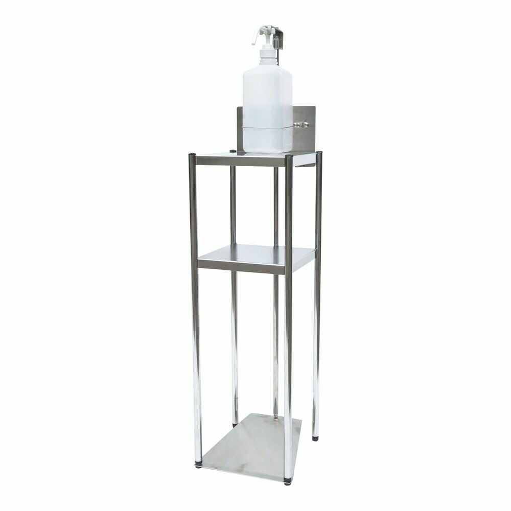 手指消毒液置台（足踏式） FCSW（W20XD20XH66CM） 24-8798-00 松吉医療総合カタログ｜マツヨシ の商品写真