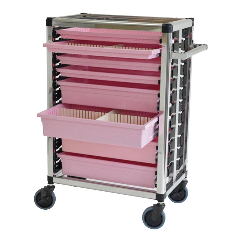 キャビトレーワゴン（オープンタイプ） TKC-A5TR-HN（ピンク） 24-8291-00 松吉医療総合カタログ｜マツヨシ