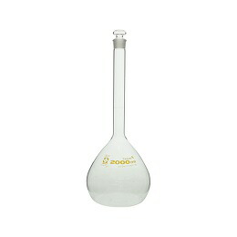 メスフラスコ カスタムA 2L 柴田 026050-2000