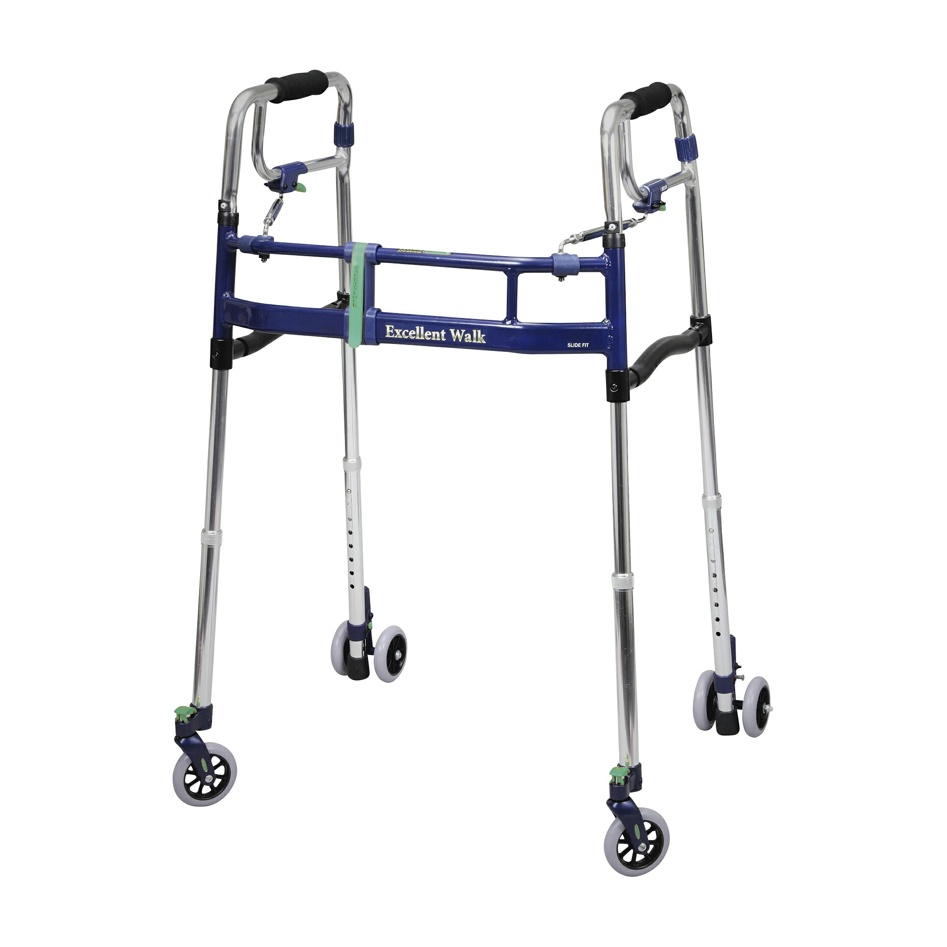 スライドフィットEX歩行器 HT-0294WT 25-2144-02 ユーバ産業