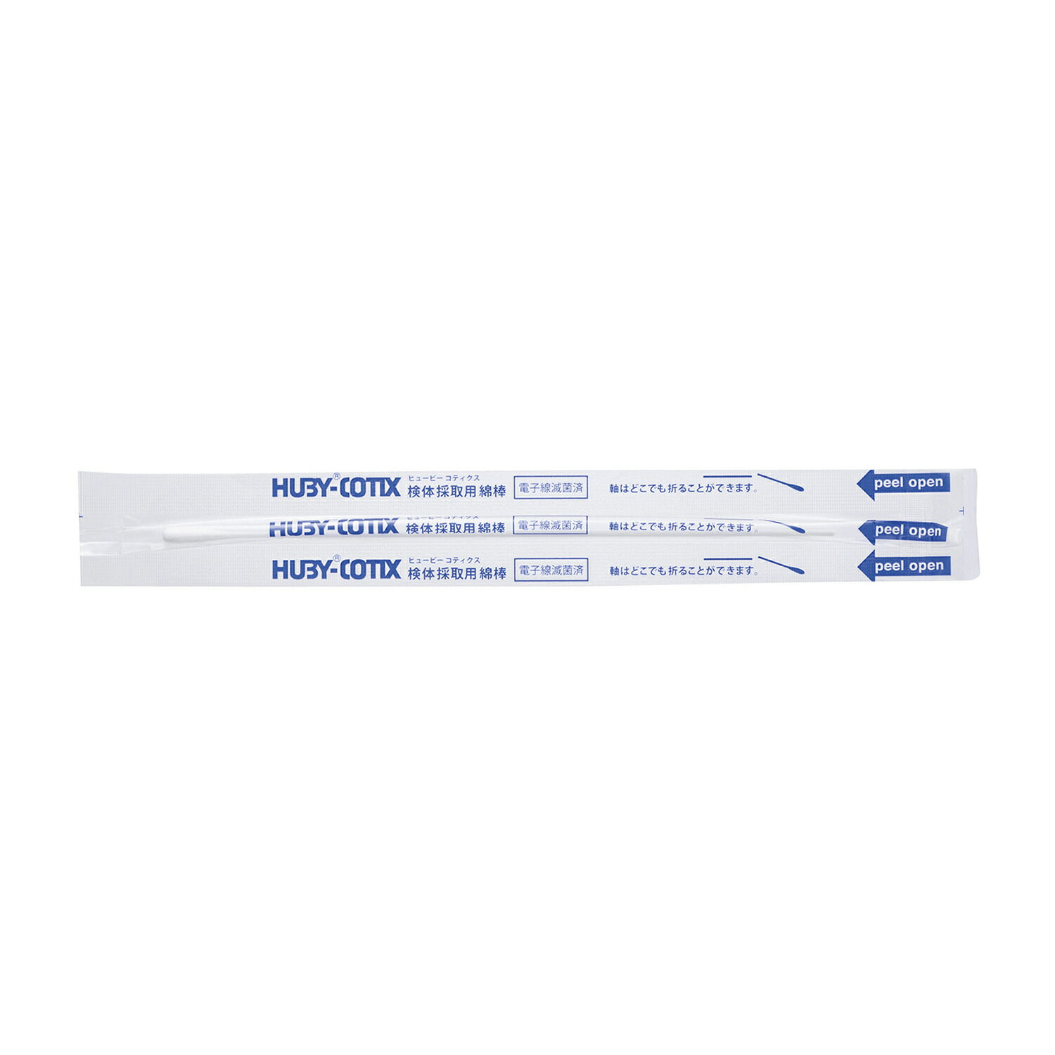 【楽天市場】HUBY-COTIX検体採取用綿棒 009928A 100ホンイリ 綿棒 検体採取用 24-9768-00 山洋 滅菌済み 精密