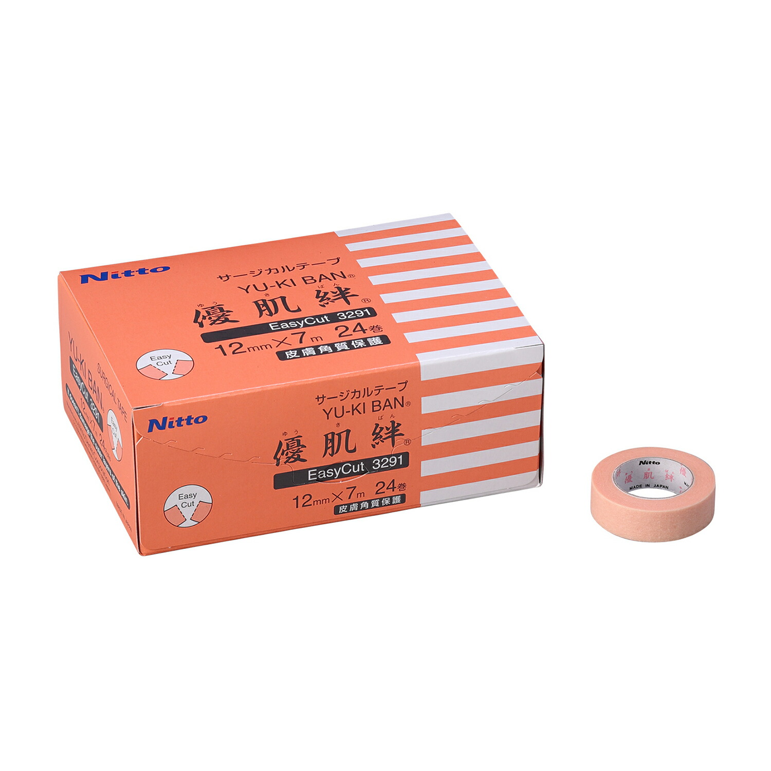 957円 セール 登場から人気沸騰 優肌絆 Easy Cut 3291 12MMX7M 24カンイリ サージカルテープ 25-2890-00 ニトムズ