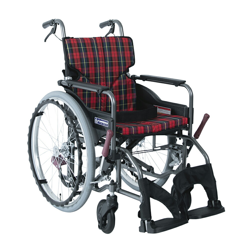 車いす モダン Aスタイル KMD-A22-40-M／SR アルミ製 25-2358-00 カワムラサイクル