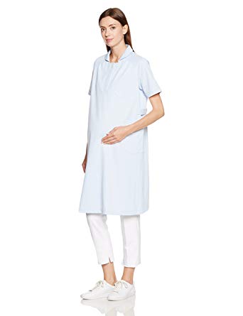 魅了 楽天市場 Kazen カゼン マタニティワンピース半袖 176 21 サックスxホワイト L マツヨシ 楽天市場店 代引不可 Www Kioskogaleria Com