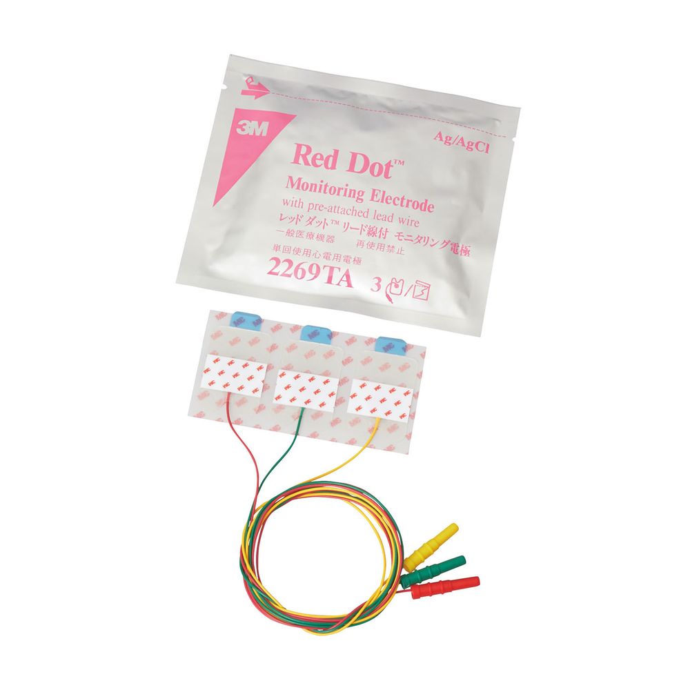 【国内正規品】3M 10箱セット レッドダットリード線付電極 2269TA（3コX10フクロ） スリーエムジャパン 24-5147-00