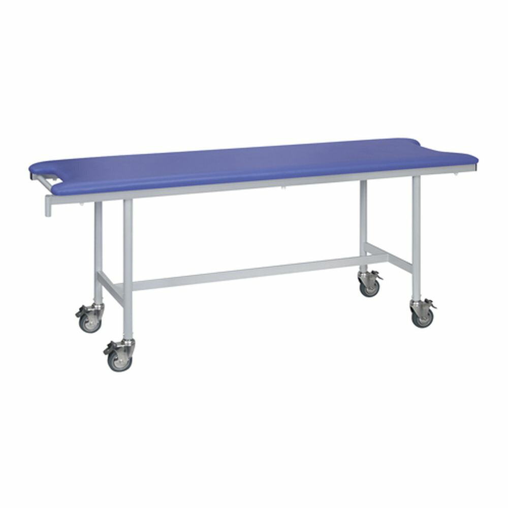 アルミストレッチャー ビニルレザースカイブルー TB-1348（65X190X80CM） 1台 高田ベッド製作所 24-7166-0012