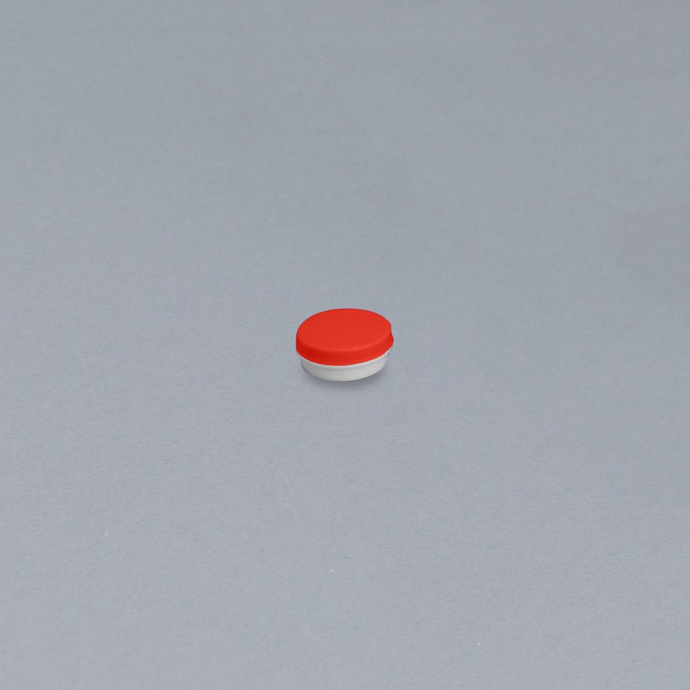 M型容器D-1（滅菌済） キャップ：赤 5．5CC（25コX20フクロイリ） 1梱 エムアイケミカル 08-2970-0905 7,635円