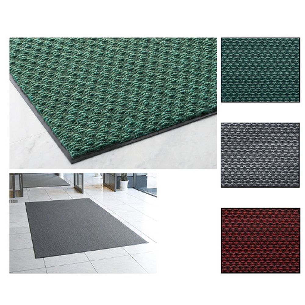 ロンステップ吸水マット300 グレー（GR） F-125-12（900X1200MM） 1枚 山崎産業 23-5006-0002