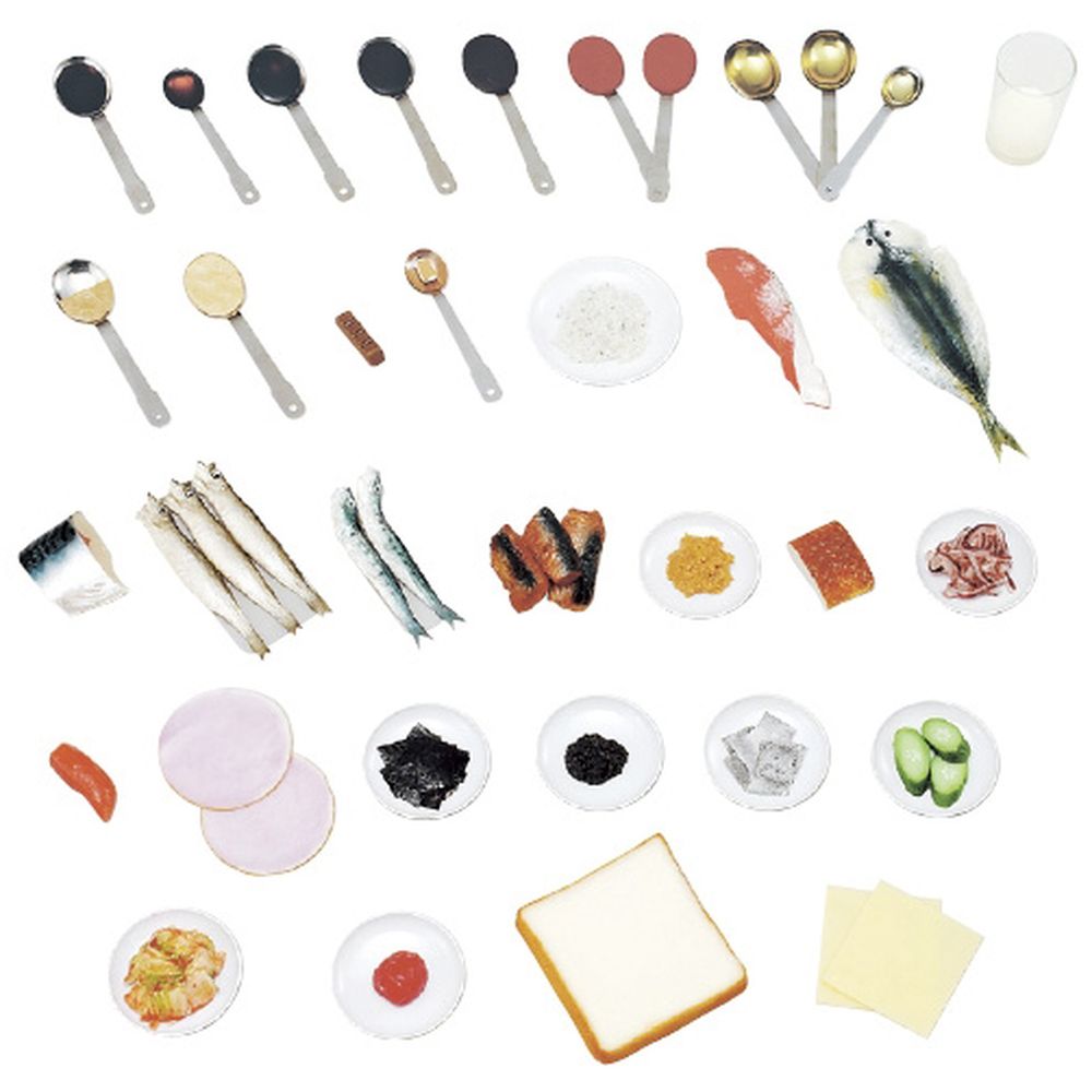 減塩食指導用モデル(32品セット) 65-A(ジシャクツキ) 1組 イワイサンプル 24-4511-00