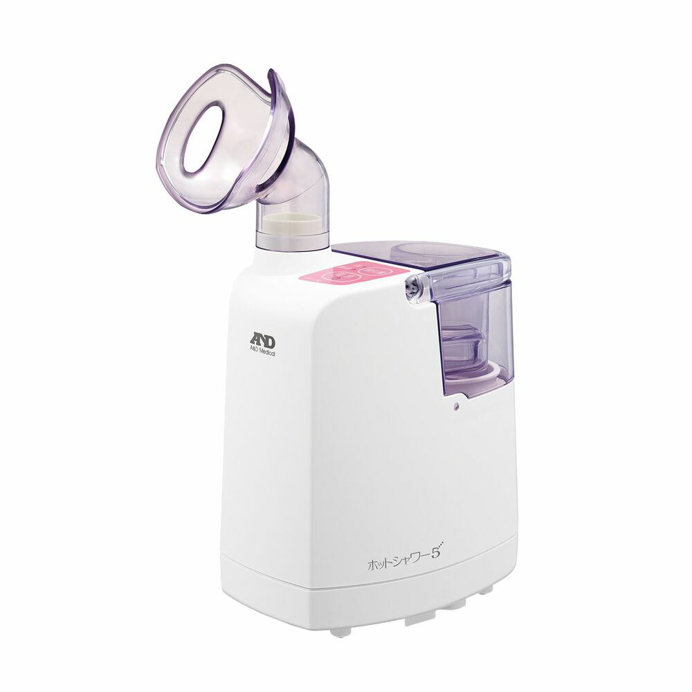 超音波温熱吸入器 ホットシャワー5 UN-135-P(ピンク) 1台 エー・アンド・デイ 24-4551-00|マツヨシ 店