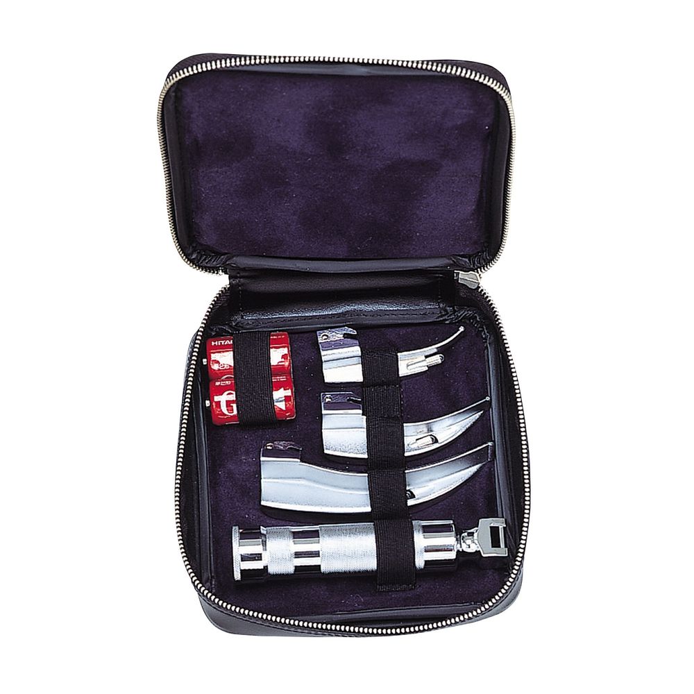 喉頭鏡セット（マッキントッシュ氏） LS-3S-E 1組 ブルークロス・エマージェンシー 01-5555-21 医療機器 外科手術 病院用品 医療用具 診断器具 非常用医療品 医師用具 治療器具 救急医療 操作性｜マツヨシ 店