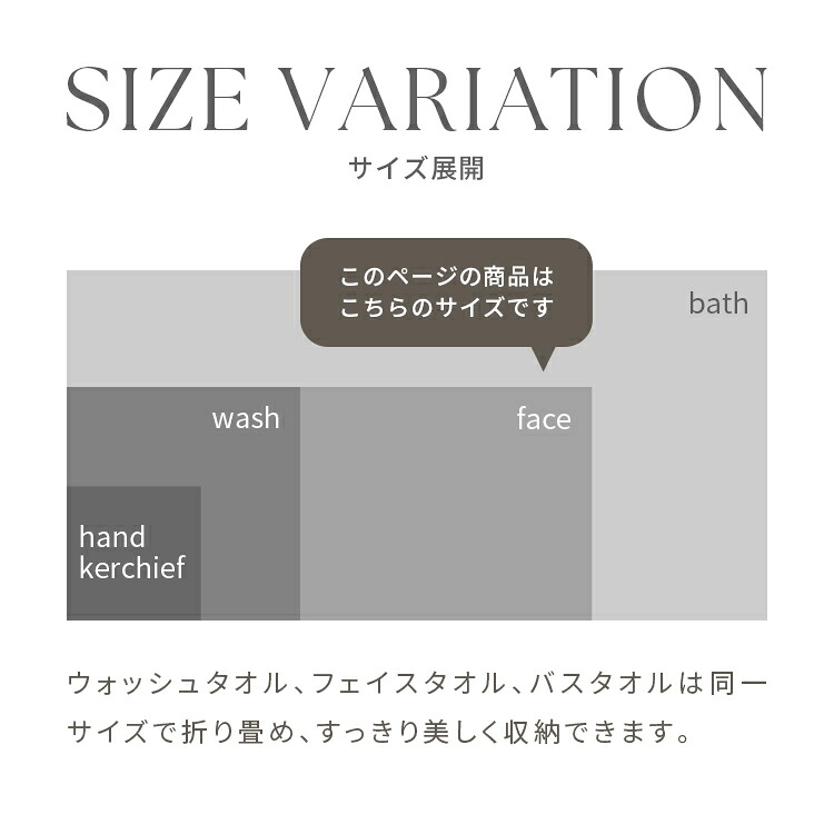 Wellis Sustainable cotton Face towel フェイスタオル 泉州タオル ギフト