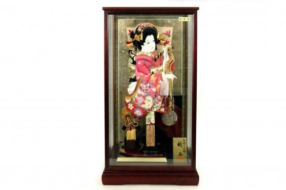 羽子板飾り 桃山18号 金彩西陣織押絵羽子板飾り 30-823