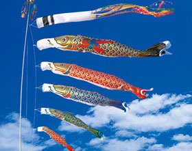 金箔金太郎鯉ナイロン雲竜吹き流し仕掛ける ４M6点仕掛けるより