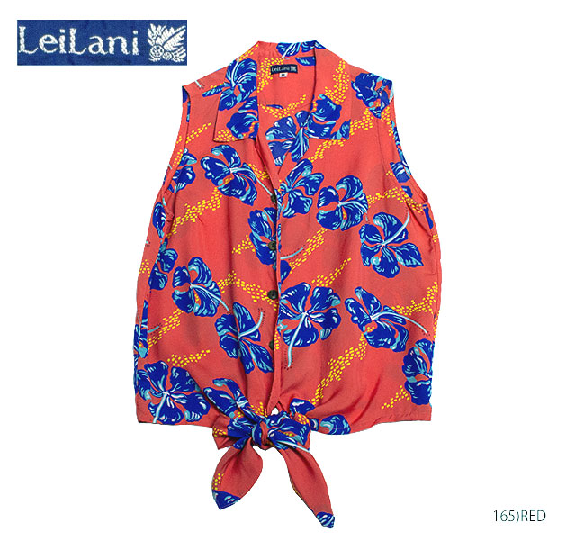 LEILANIレイラニレディース オリジナルトップスRAYON\"HIBISCUS\""Style No.SS37136LMWT"