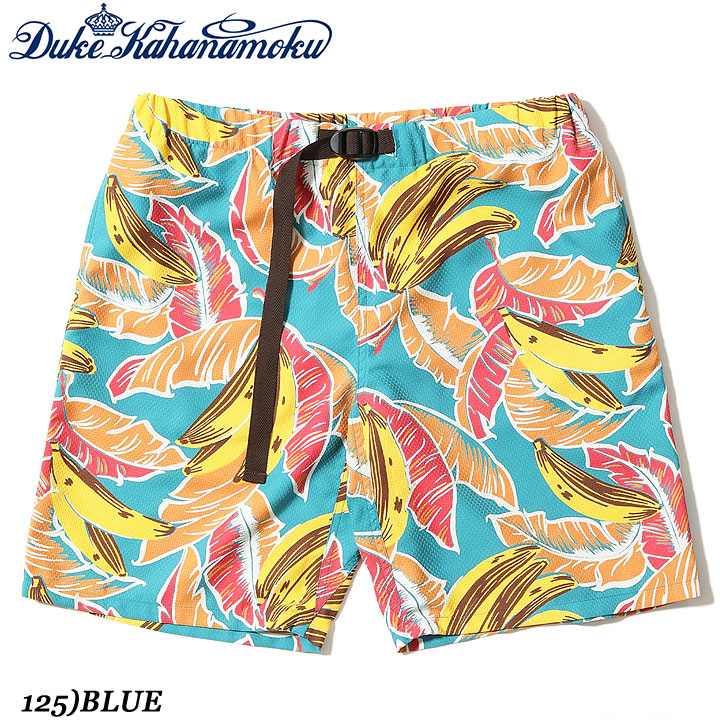 DUKE KAHANAMOKUデュークカハナモクショーツ S/B 2025COOLMAX&reg;HAWAIIAN SHORTS&ldquo;DUKE&rsquo;S BANANA LEAF&rdquo;No.DK52547｜MAUNA KEA GALLERIES