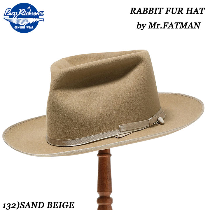 BUZZ RICKSON\u0027SAVIATION ASSOCIATESRABBIT FUR HATby Mr.FATMANStyle No. BR02819