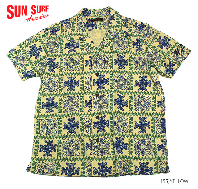 SUN SURFCOOLMAX KANOKOOPEN SHIRT STYLE"HAWAIIAN QUILT"Style No.SS78206｜MAUNA KEA GALLERIES