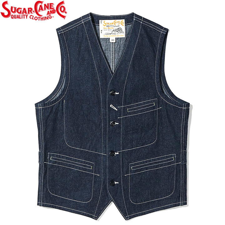 楽天市場】SUGAR CANE 11oz. BLUE DENIM WORK VEST シュガーケーン