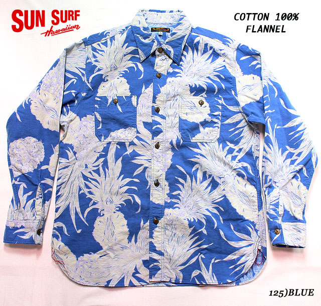 楽天市場】SUN SURFサンサーフ アロハシャツCOTTON FLANNELLONG SLEEVE WORK SHIRT