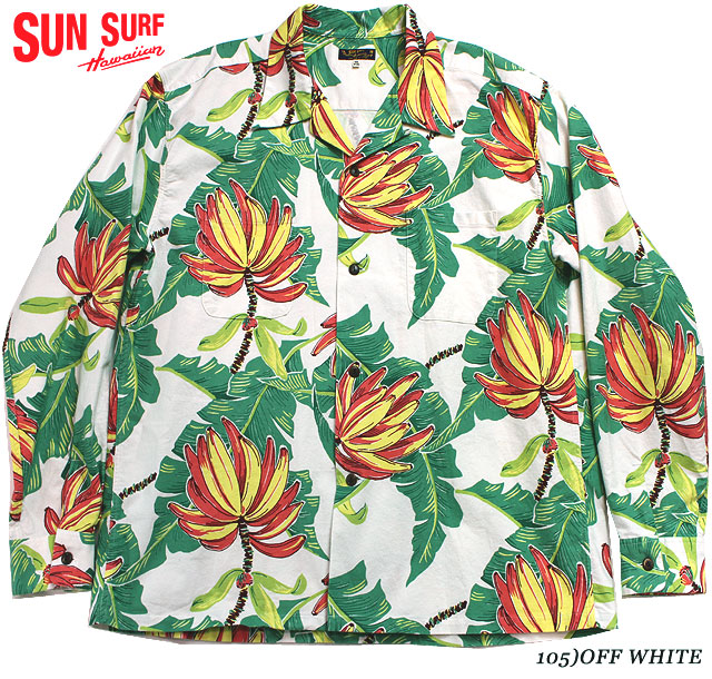 楽天市場】SUN SURFサンサーフ アロハシャツCOTTON FLANNELLONG SLEEVE WORK SHIRT