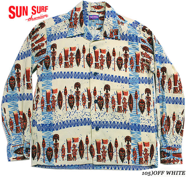 楽天市場】SUN SURFサンサーフ アロハシャツCOTTON FLANNELLONG SLEEVE WORK SHIRT