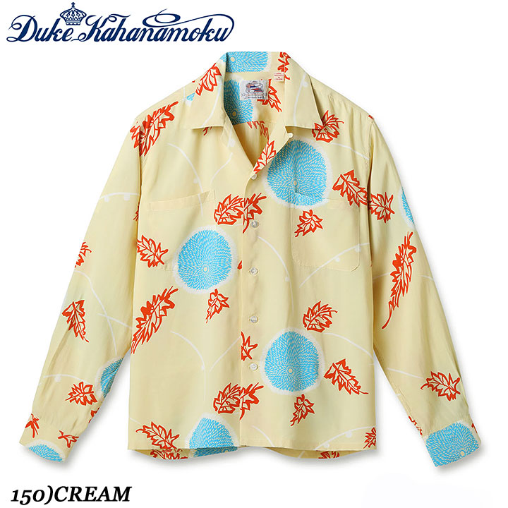 DUKE KAHANAMOKU 2024 SPECIAL EDITION RAYON L/S “BROWNEA” Style No.DK29236 23,100円