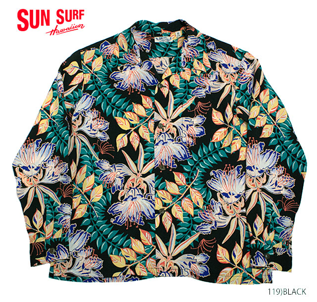 楽天市場】SUN SURF×別注 サンサーフ アロハシャツRAYON L/S