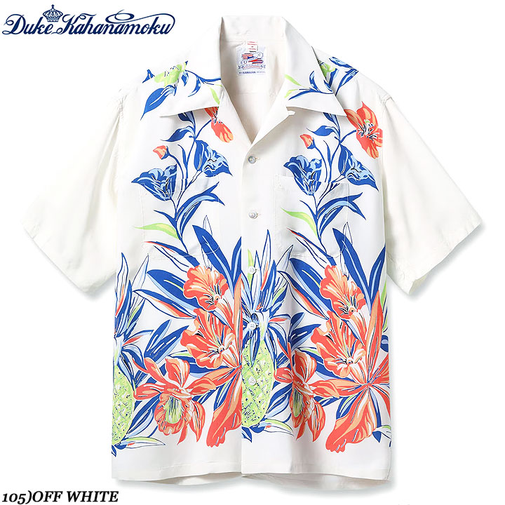 DUKE KAHANAMOKUSPECIAL EDITION “ORCHID AND PINEAPPLE” (SHORT SLEEVE)No.DK39638