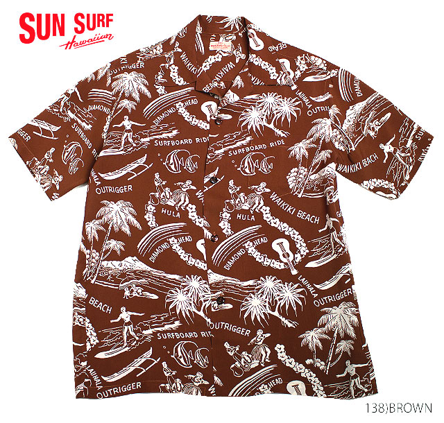 楽天市場】SUN SURF サンサーフ アロハシャツRAYON S/S SPECIAL