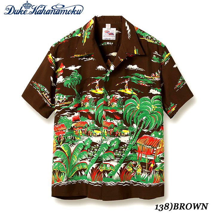 DUKE KAHANAMOKUSPECIAL EDITIONRAYON S/S 2023SS“HAWAIIAN VILLAGE”Style No.DK39042