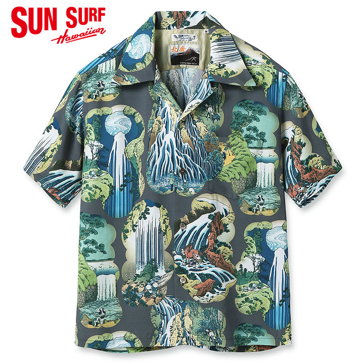 SUN SURF × 葛飾北斎 SPECIAL EDITION 2024SS “諸国瀧廻り” Style No.SS39326