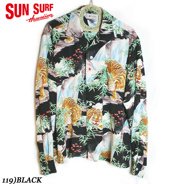 SUN SURF×MAUNA別注 RAYON L/S 2025FW SPECIAL EDITION “SASA TORA” No. SS39478MGLS