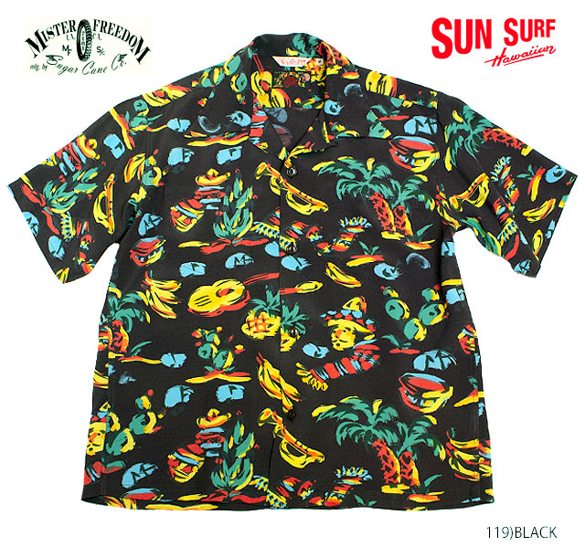 Mister Freedom × Sun SurfROCK'N ROLL SHIRTRAYON S/S SHIRTYUCATANNo.SC38090|MAUNA KEA GALLERIES