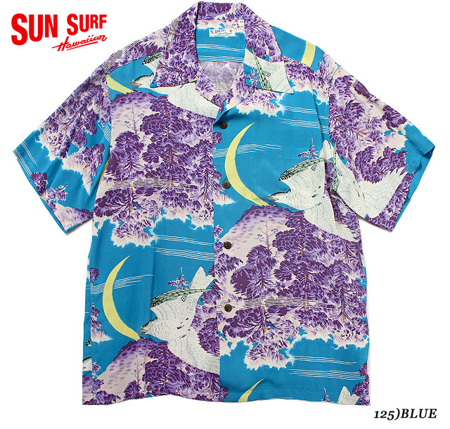 SUN SURFRAYON S/S\"FALCON \u0026 ALOHA MOON\""Style No.SS33330"