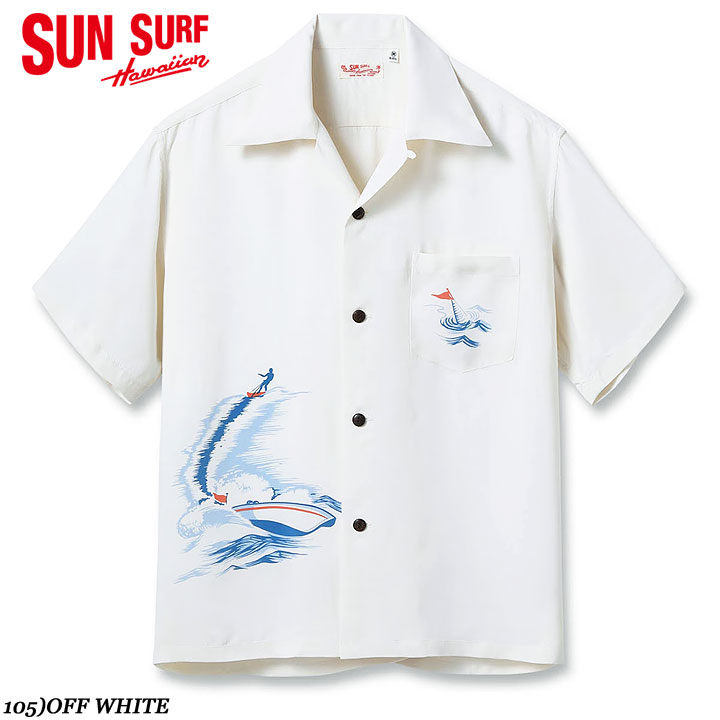SUN SURFRAYON S/S 2026HAWAIIAN SHIRT&ldquo;WATER SKIING&rdquo;No.SS39630｜MAUNA KEA GALLERIES 14,683円