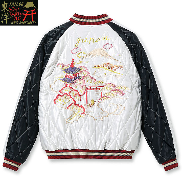TAILOR TOYO テーラー東洋スカジャン 2024FWMid 1950s StyleAcetate Quilted Souvenir Jacket“LANDSCAPE” × “DUELLING DRAGONS”No.TT15543-190|MAUNA KEA GALLERIES