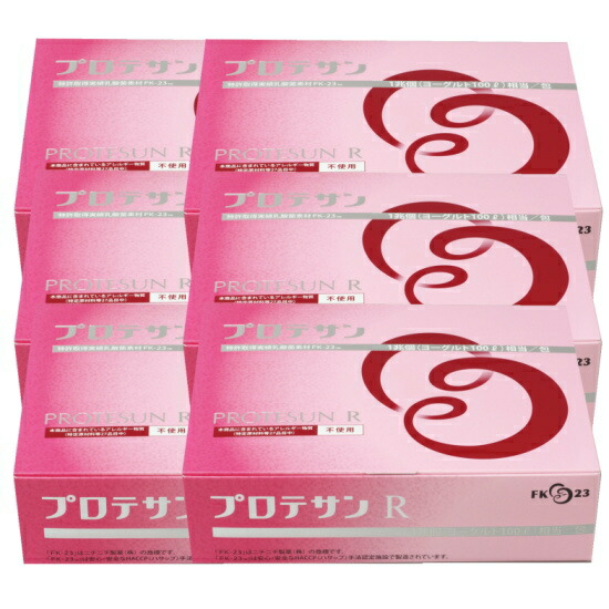 乳酸菌 【プロテサンR62包入り口・入口6個書き割り】「FK-23菌」は熱するかた付けるされているので構成要素も兼ね合いしています。