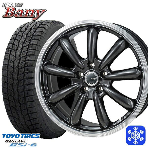 215/70R16 100Q デリカD5 2024~2025年製 トーヨー オブザーブ GSi6 MONZA JPスタイル バーニー GM/RP 16インチ 6.5J 5H114.3 スタッドレスタイヤホイール4本セット|エムオートギャラリー
