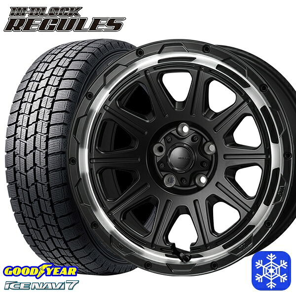 215/60R17 96Q アルファード ヴェルファイア 2025年製 グッドイヤー アイスナビ7 NAVI7 MONZA ハイブロック レグルス SB/RP 17インチ 7.5J 5H114.3 スタッドレスタイヤホイール4本セット|エムオートギャラリー