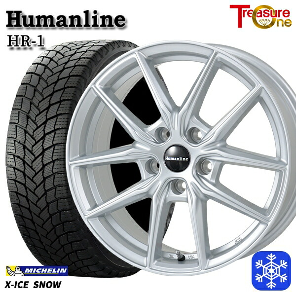 【新品 スタッドレス1台分4本セット】 225/60R18 40アルファード 2024～2025年製 ミシュラン エックスアイススノー トレジャーワン ヒューマンライン HR1 SI 18インチ 7.0J 5H120 107,195円