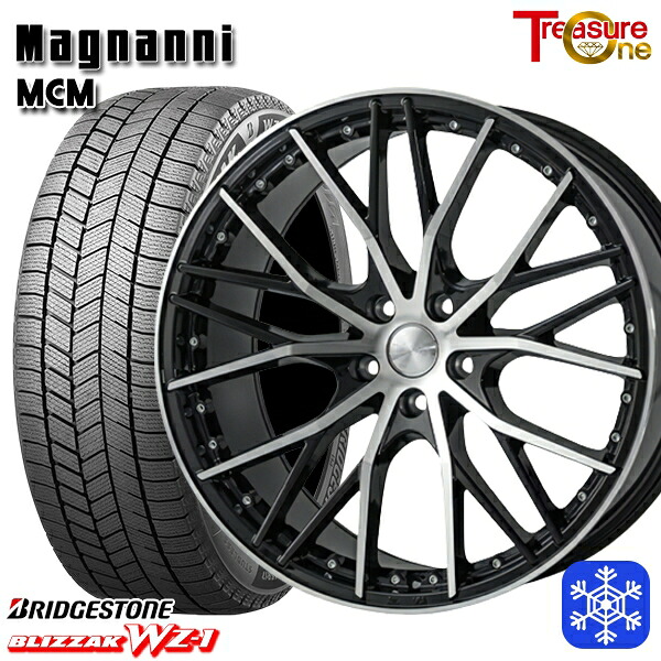225/60R18 RAV4 NX 2025~2026年製 ブリヂストン ブリザック WZ1 トレジャーワン マグナーニ MCM 18インチ 7.5J 5H114.3 スタッドレスタイヤホイール4本セット|エムオートギャラリー
