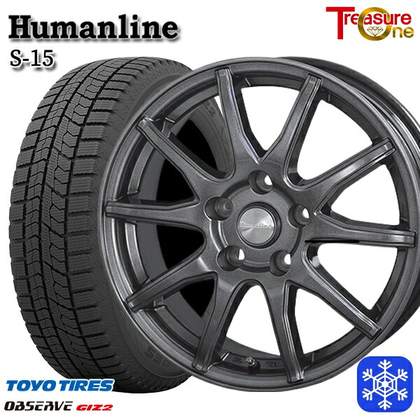 【新品 スタッドレス1台分4本セット】 205/65R16 SH系フォレスター 2023～2024年製 トーヨー オブザーブ ギズ2 トレジャーワン S15 GM 16インチ 6.5J 5H100