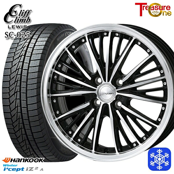 165/55R15 N-BOX タント 2025年製 HANKOOK ハンコック W626 トレジャーワン クリフクライムルイス SC025 15インチ 4.5J 4H100 スタッドレスタイヤホイール4本セット｜エムオートギャラリー