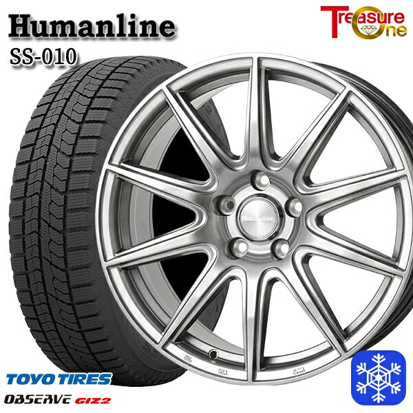 【新品 スタッドレス1台分4本セット】 205/65R16 SH系フォレスター 2023～2024年製 トーヨー オブザーブ ギズ2 トレジャーワン SS010 DG 16インチ 6.5J 5H100