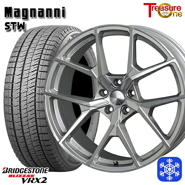 225/45R18 クラウン レヴォーグ 2023～2024年製 ブリヂストン ブリザック VRX2 トレジャーワン マグナーニ STW SP 18インチ 7.5J 5H114.3 スタッドレスタイヤホイール4本セット｜エムオートギャラリー 128,450円