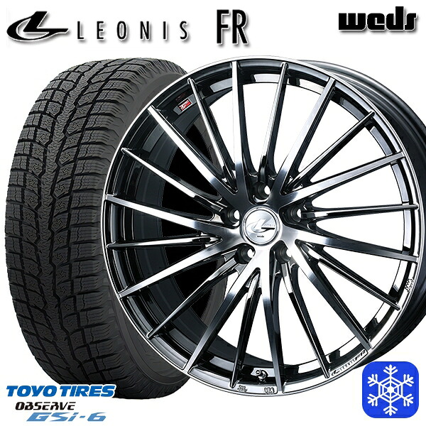 225/60R18 RAV4 NX 2024～2025年製 トーヨー オブザーブ GSi6 Weds ウェッズ レオニス FR BMCMC 18インチ 8.0J 5H114.3 スタッドレスタイヤホイール4本セット｜エムオートギャラリー
