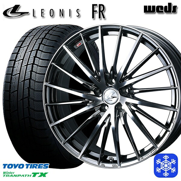 225/55R19 ハリアー CX5 CX8 2025年製 トーヨー ウィンタートランパス TX Weds ウェッズ レオニス FR BMCMC 19インチ 8.0J 5H114.3 スタッドレスタイヤホイール4本セット|エムオートギャラリー